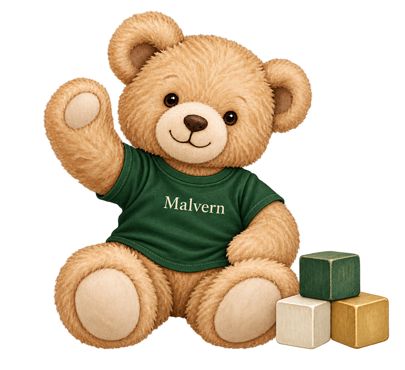 Malvern bear waving